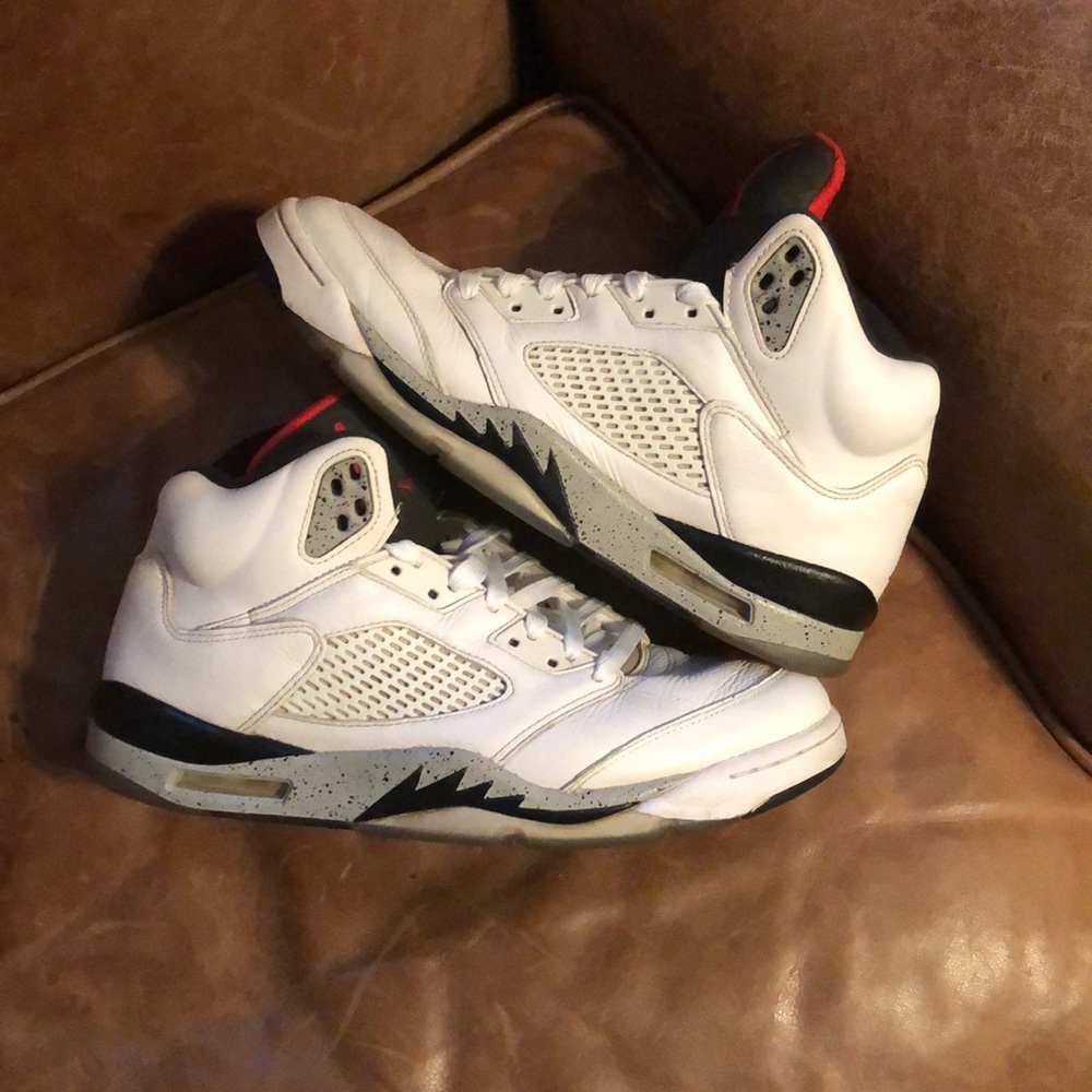 Jordan 5 white cement size 11